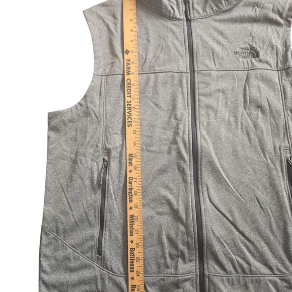 The North Face Mens Canyonwall Full Zip Gray  Vest Size XL Outdoors - Picture 4 of 7